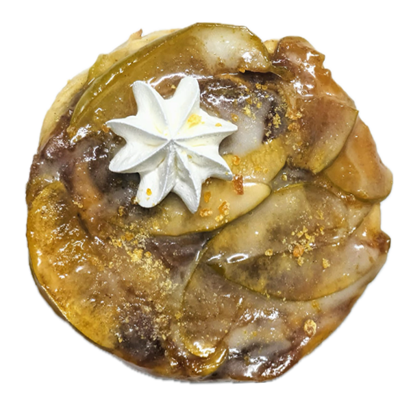 Donut Vegano Madrid Apple Caramel Roll